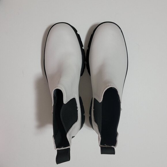NEW UGG Ashton Chelsea Boots Womens 9.5 White Chunky Chic Boho Retro Y2K - Picture 3 of 11